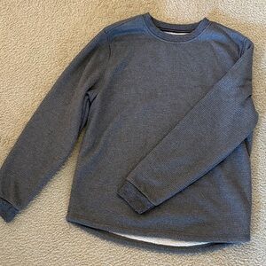 Gray Long Sleeve Crewneck Sweater